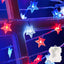 Luces LED 51pies 100 luces estrella 4 de julio con pilas