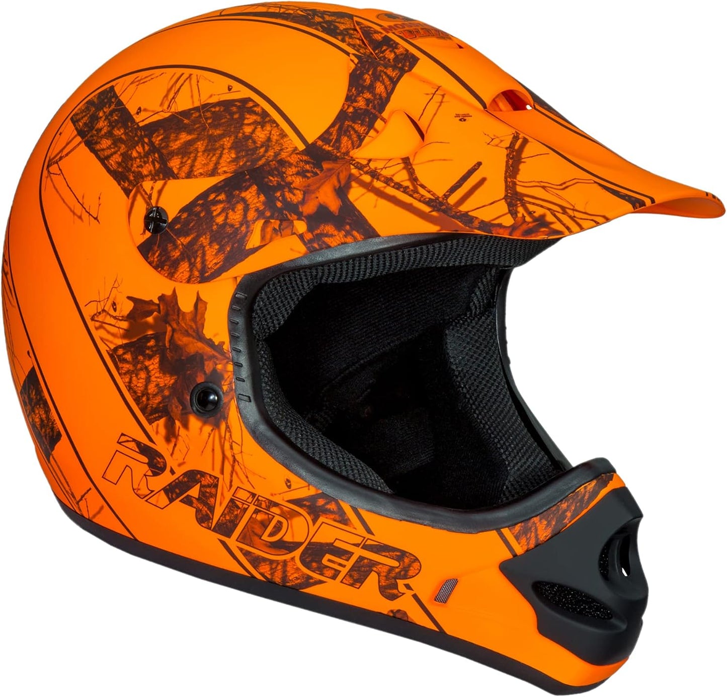Casco MX Todoterreno Unisex X-Large Camuflaje Naranja