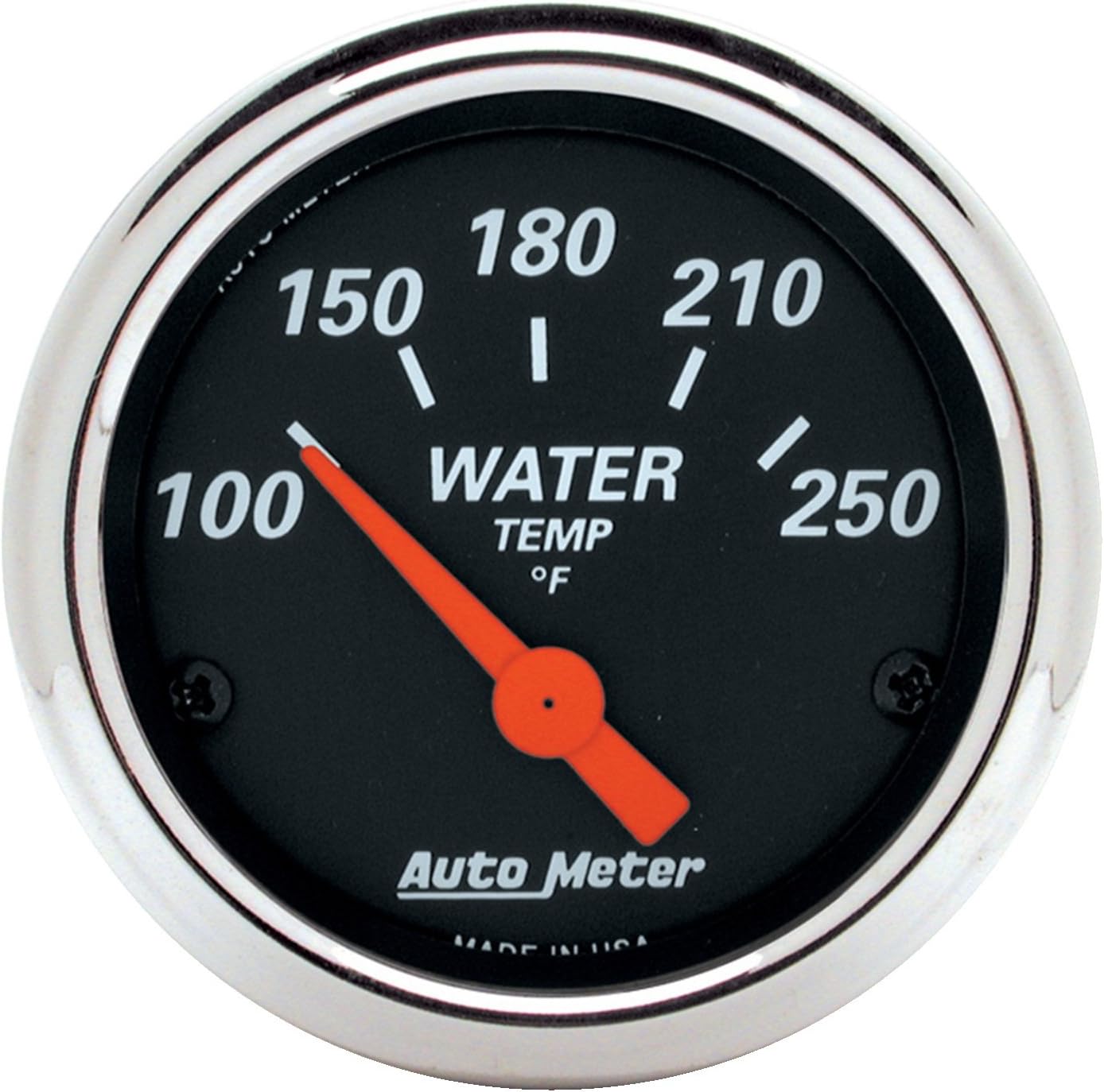Medidor temperatura agua 2 1/16" color negro