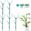 5 Pzas Estacas Ajustables Soporte Plantas con Lazos y Clips