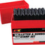 Set 36 sellos acero 1/8" con caja almacenamiento