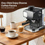 Máquina Espresso Hogar Calentamiento Rápido Capuchino Negro