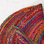 Alfombra redonda algodón 6ft estilo bohemio para interiores