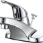 Grifo baño cromado 3 agujeros una manija F-3503-CP