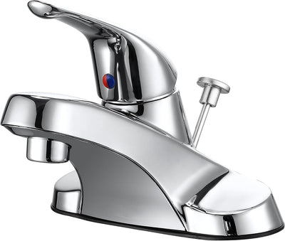 Grifo baño cromado 3 agujeros una manija F-3503-CP