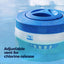 Dispensador flotante cloro piscina 3" plástico resistente