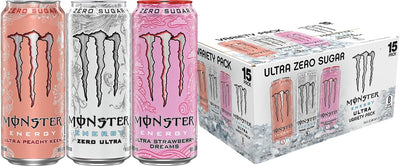 Bebida energética sin azúcar 16oz pack 15
