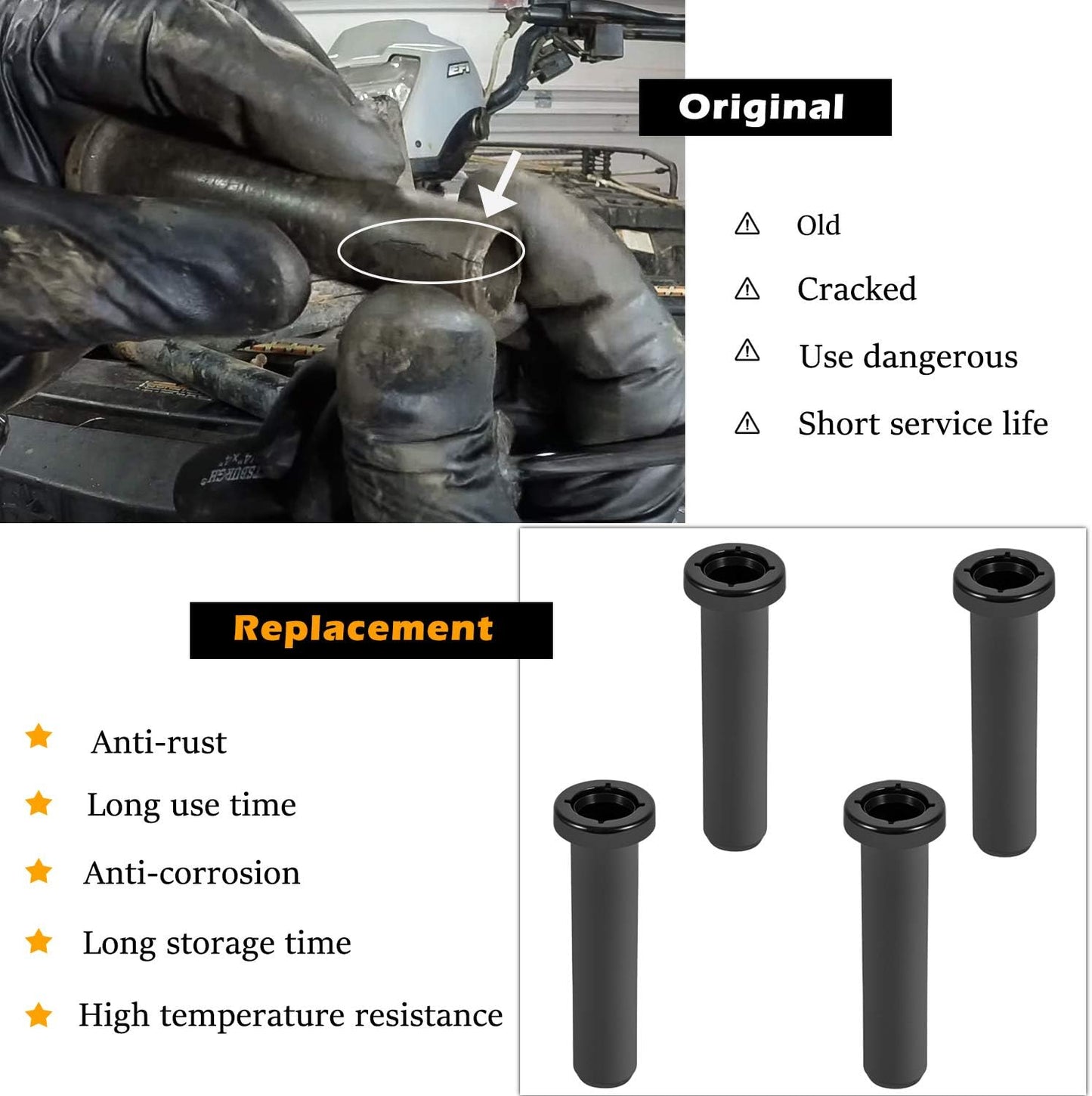 Kit buje inferior brazo A delantero Polaris Sportsman 500 4x4 96-02