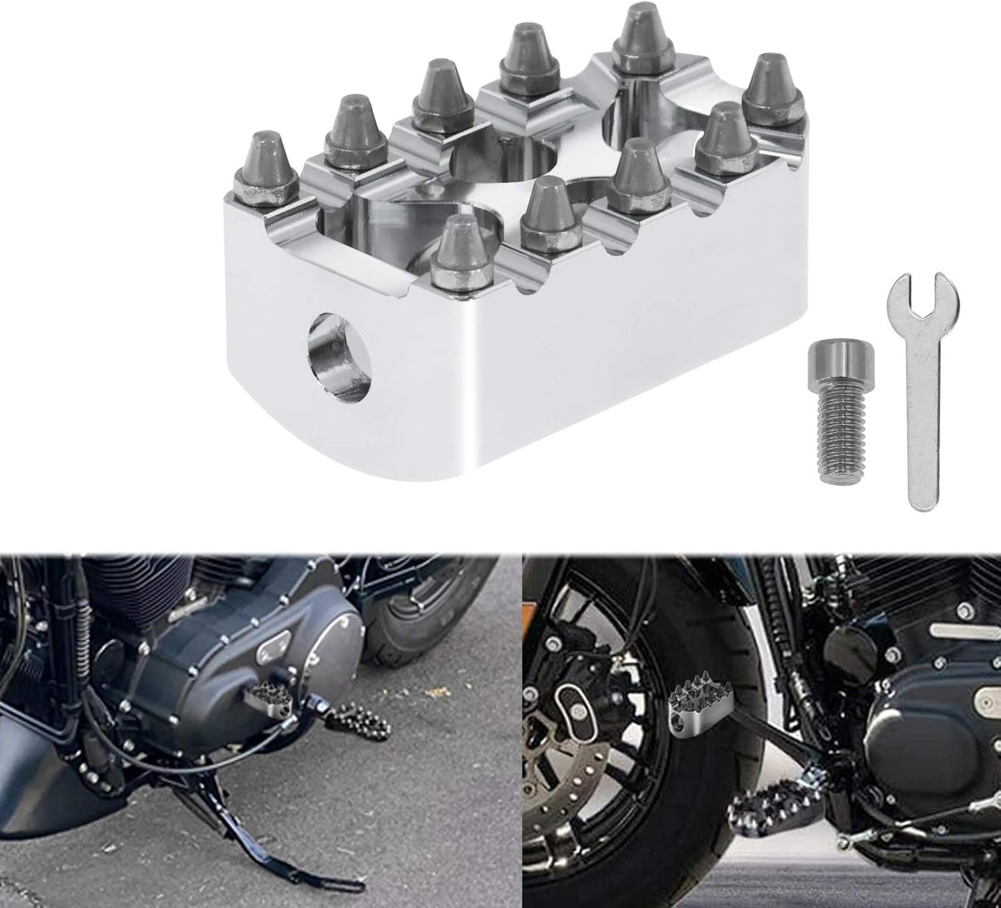 Estriberas antiderrap para palanca MX Harley