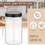 15 Pzas Tarros Plástico 32oz Tapas Transparentes Bocas