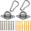 Kit hamaca acero inox para anclaje pared techo