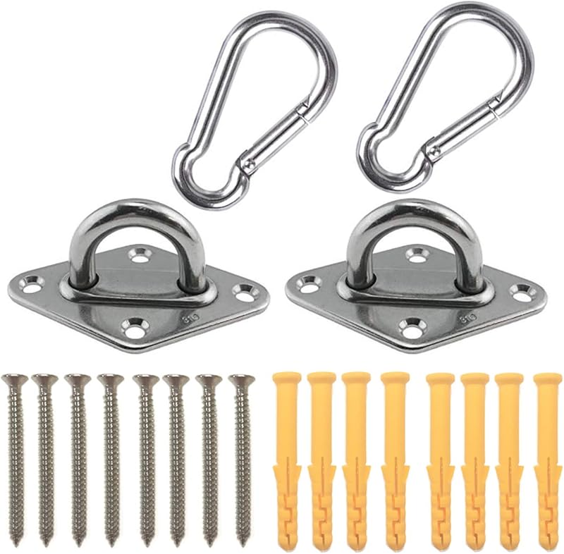 Kit hamaca acero inox para anclaje pared techo
