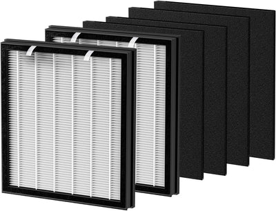 2 Filtros HEPA y 4 Prefiltros Lavables Purificador
