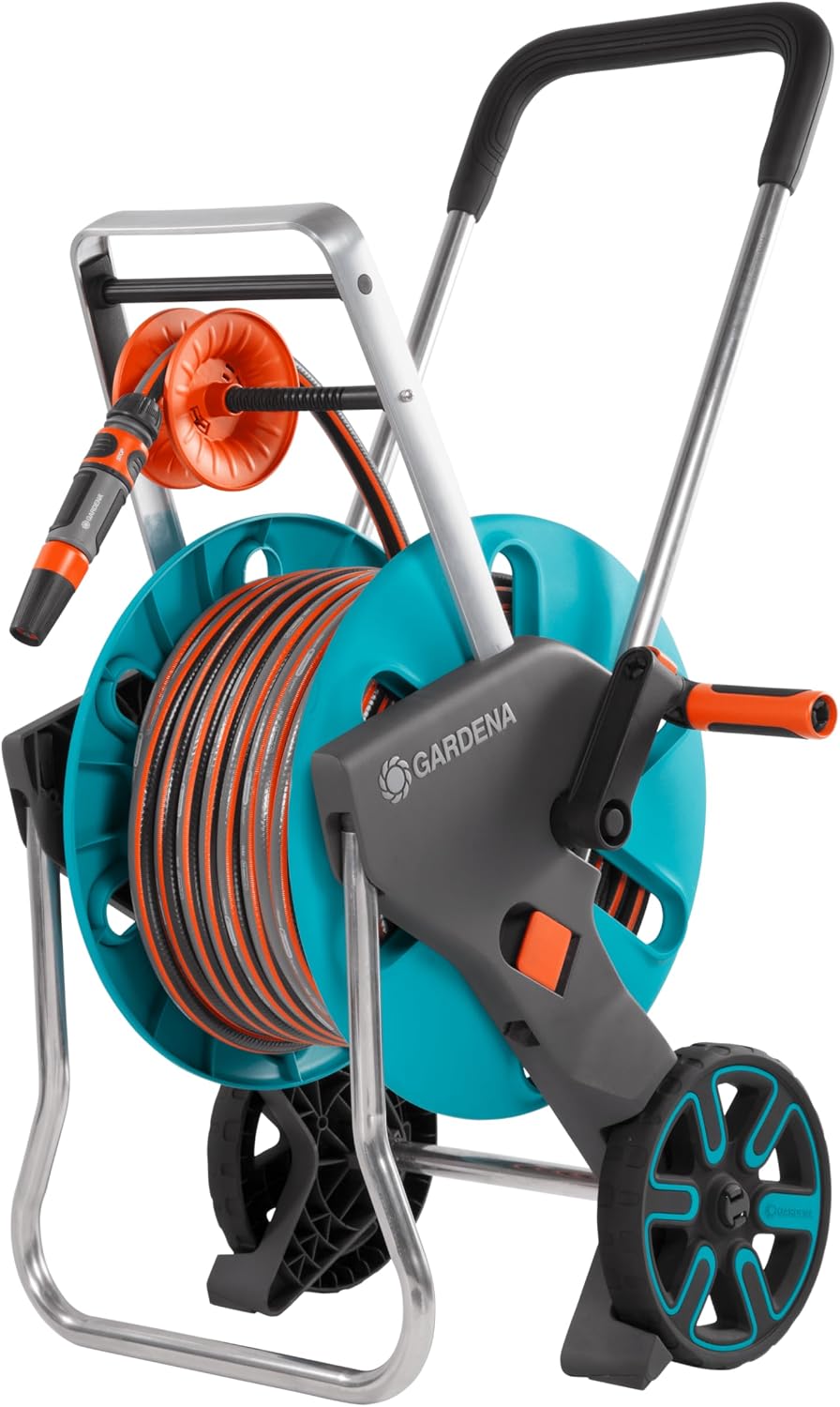 Carrito manguera 1/2pulg 60ft a prueba de heladas