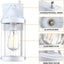 Aplique pared exterior sensor anochecer farol moderno