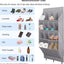 Pack 2 organizadores zapatos puerta 24 bolsillos 6 ganchos