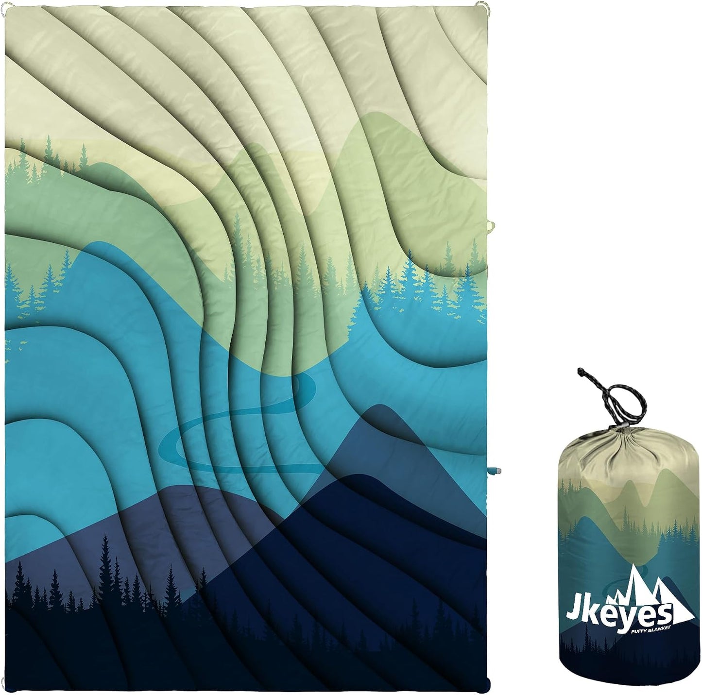 Manta campamento estampado alternativo 76x54" impermeable