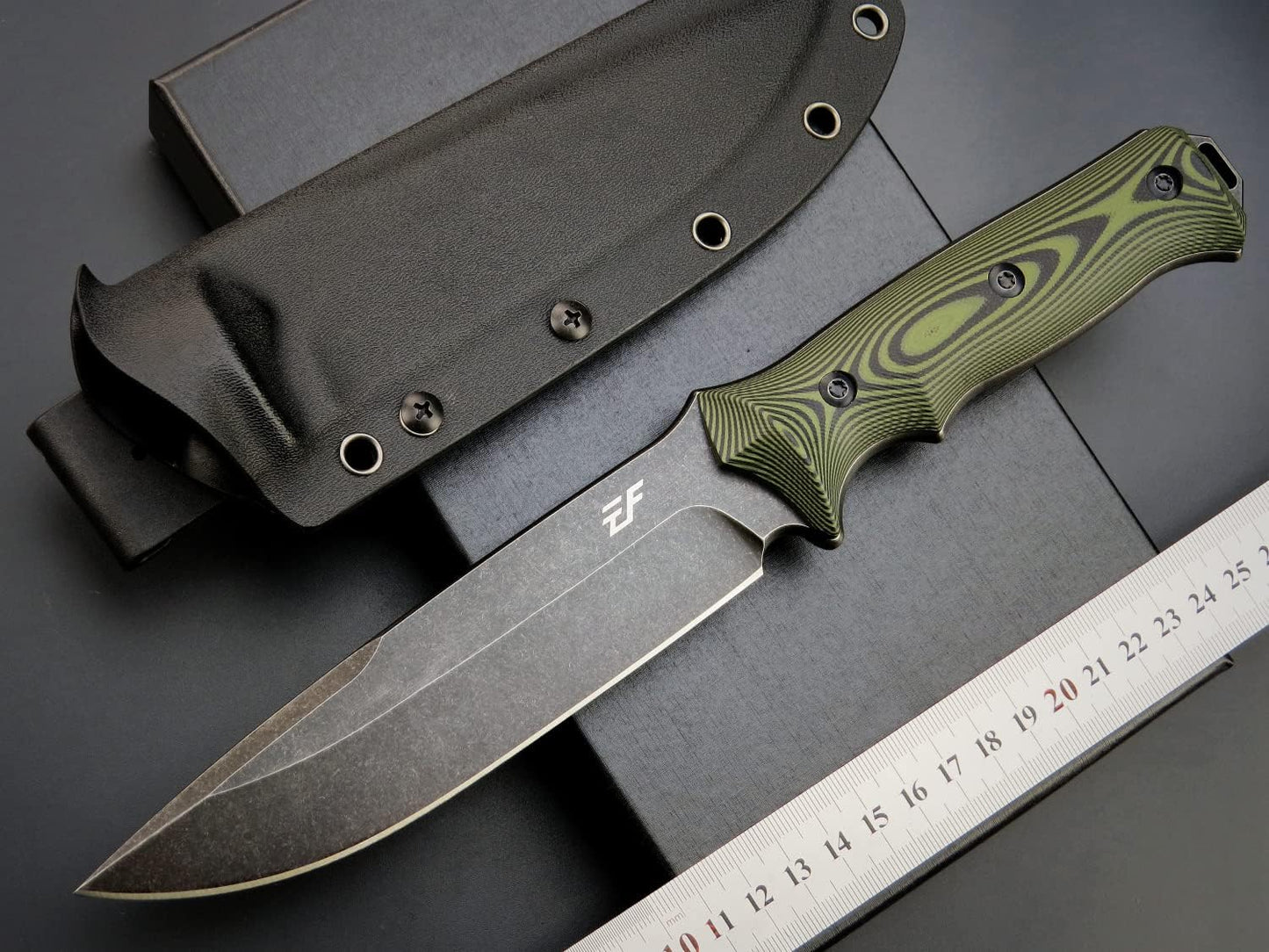 Cuchillo fijo hoja DC53 mango G10 dos tonos EDC