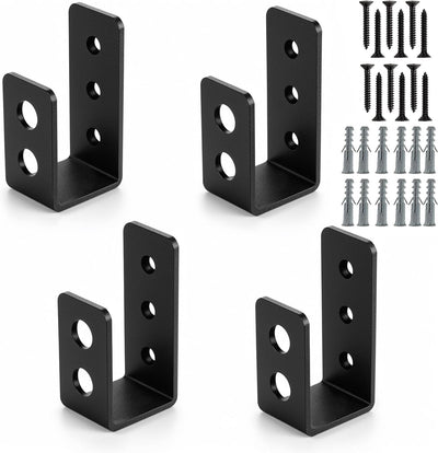 Soportes puerta resistentes 2x4 para hogar y granero