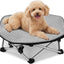 Cama plegable perros pequeños al aire libre con marco resistente