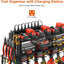 Organiz. herramientas eléctricas 8 tomas carga