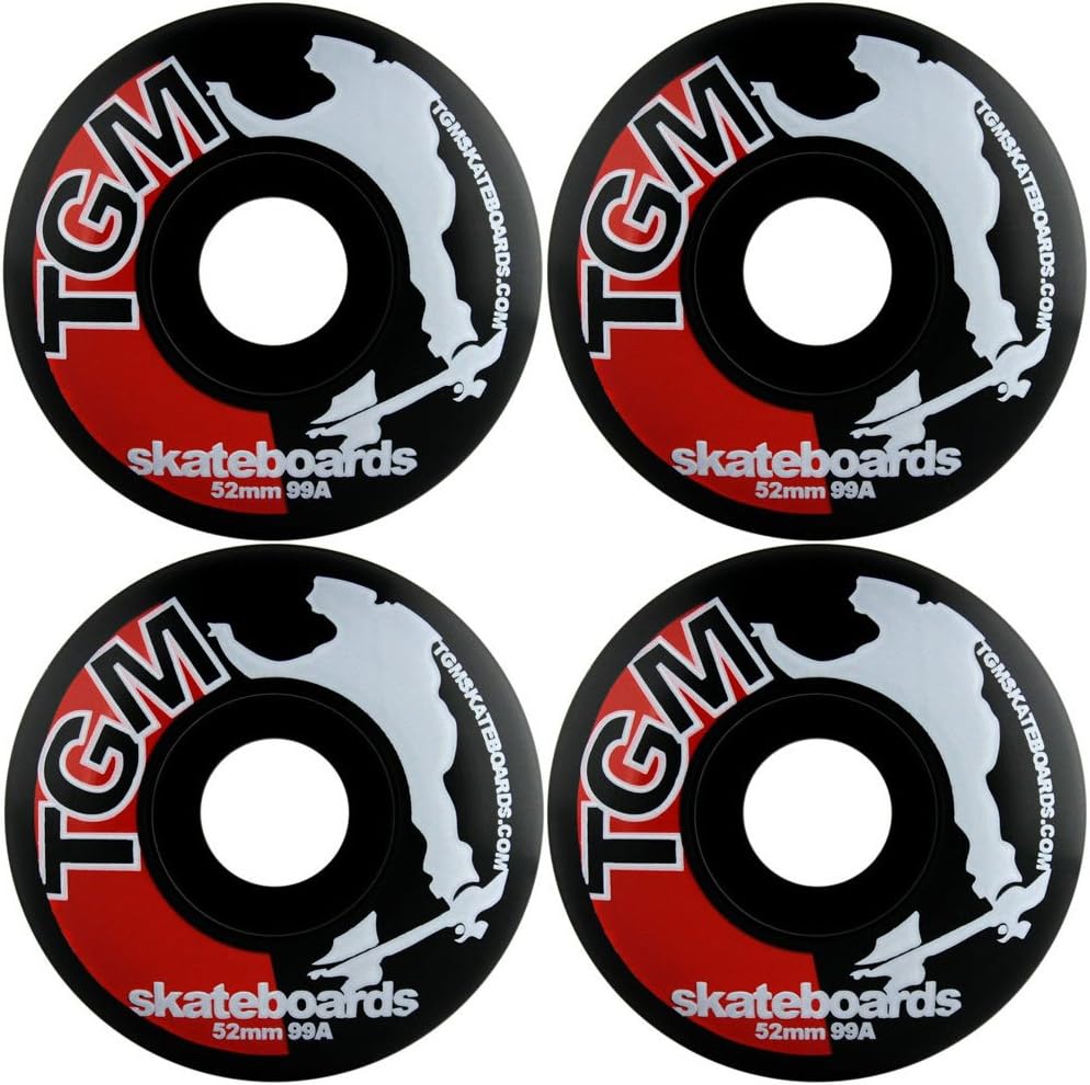 Camiones rojos monopatín ruedas rodamientos ABEC 5