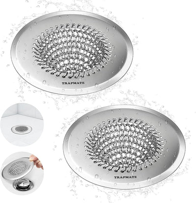 2 Coladores de drenaje baño antiderrap