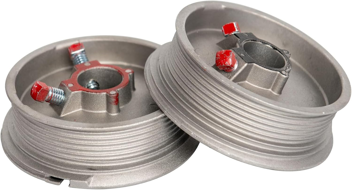 Tambores cable puerta garaje 400-96 par eje 1pulg