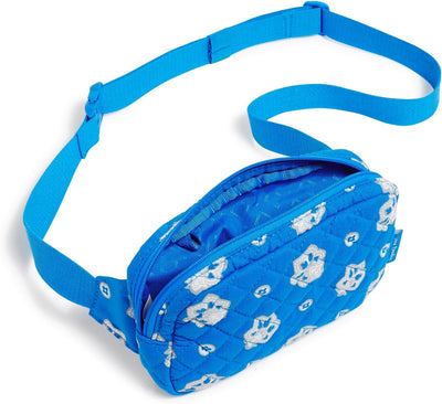 Bolsa viaje algodón bandana azul rey/rojo