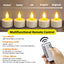 Velas LED recargables 6 pzas para hogar boda fiesta