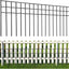 Valla antihueco perros 32x10pulg set 10 negras espina