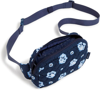 Bolsa viaje algodón bandana azul rey/rojo