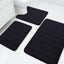 3 Alfombras Baño Espuma Viscoelástica 24x16 36x24