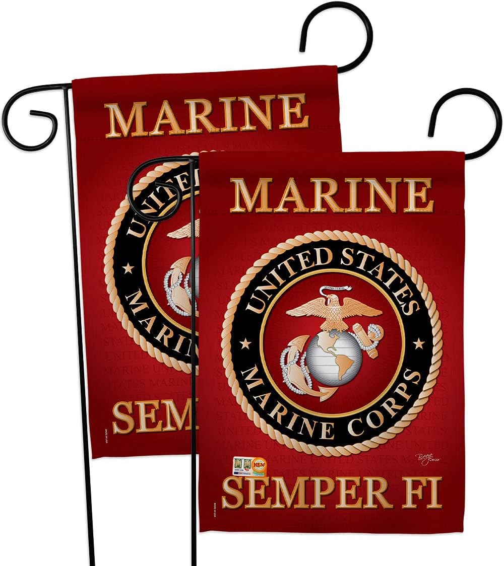 Bandera Cuerpo de Marines USMC Pack 2 Cartel Decoración