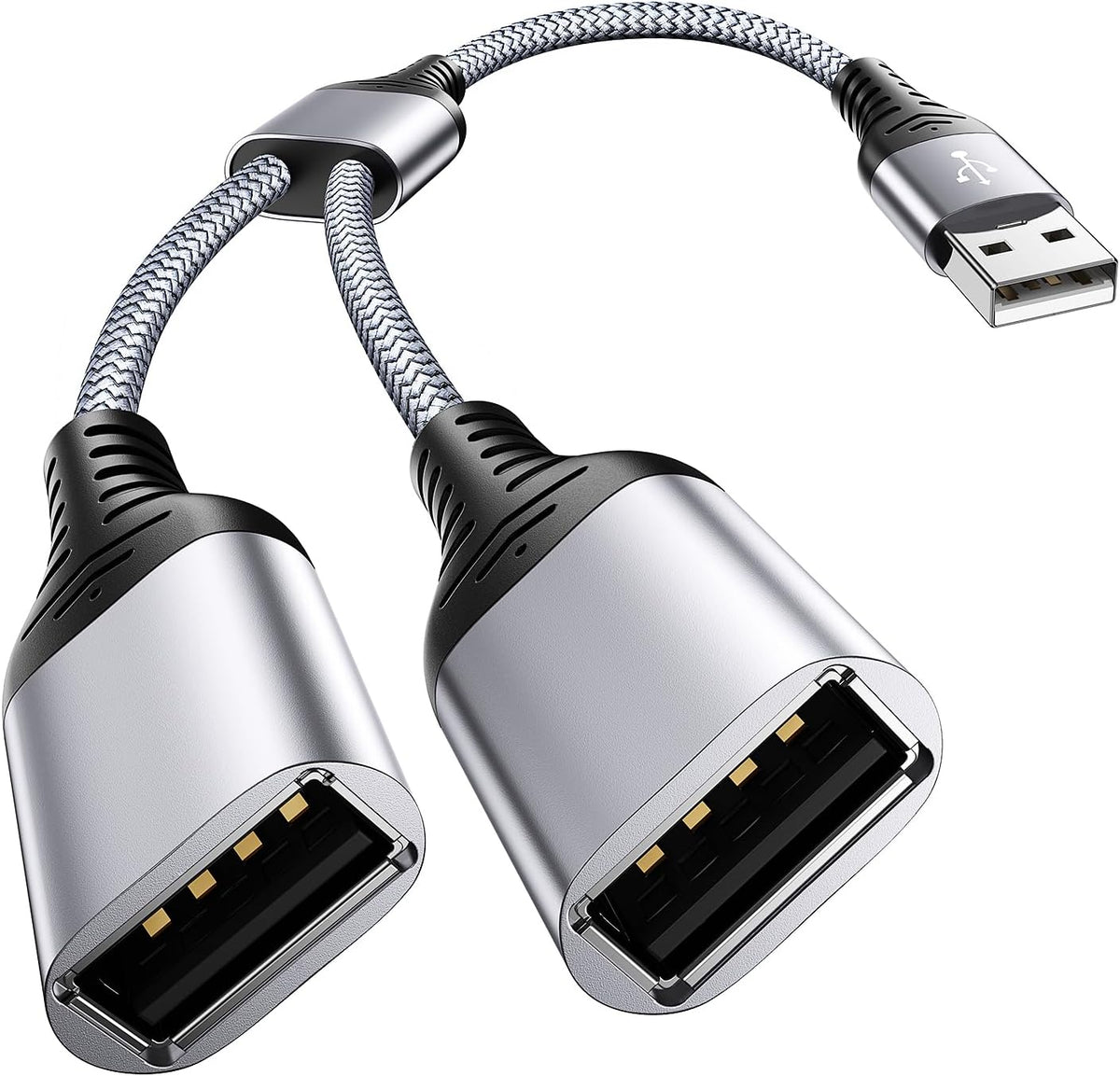 Divisor USB 2.0 A macho a 2 hembra