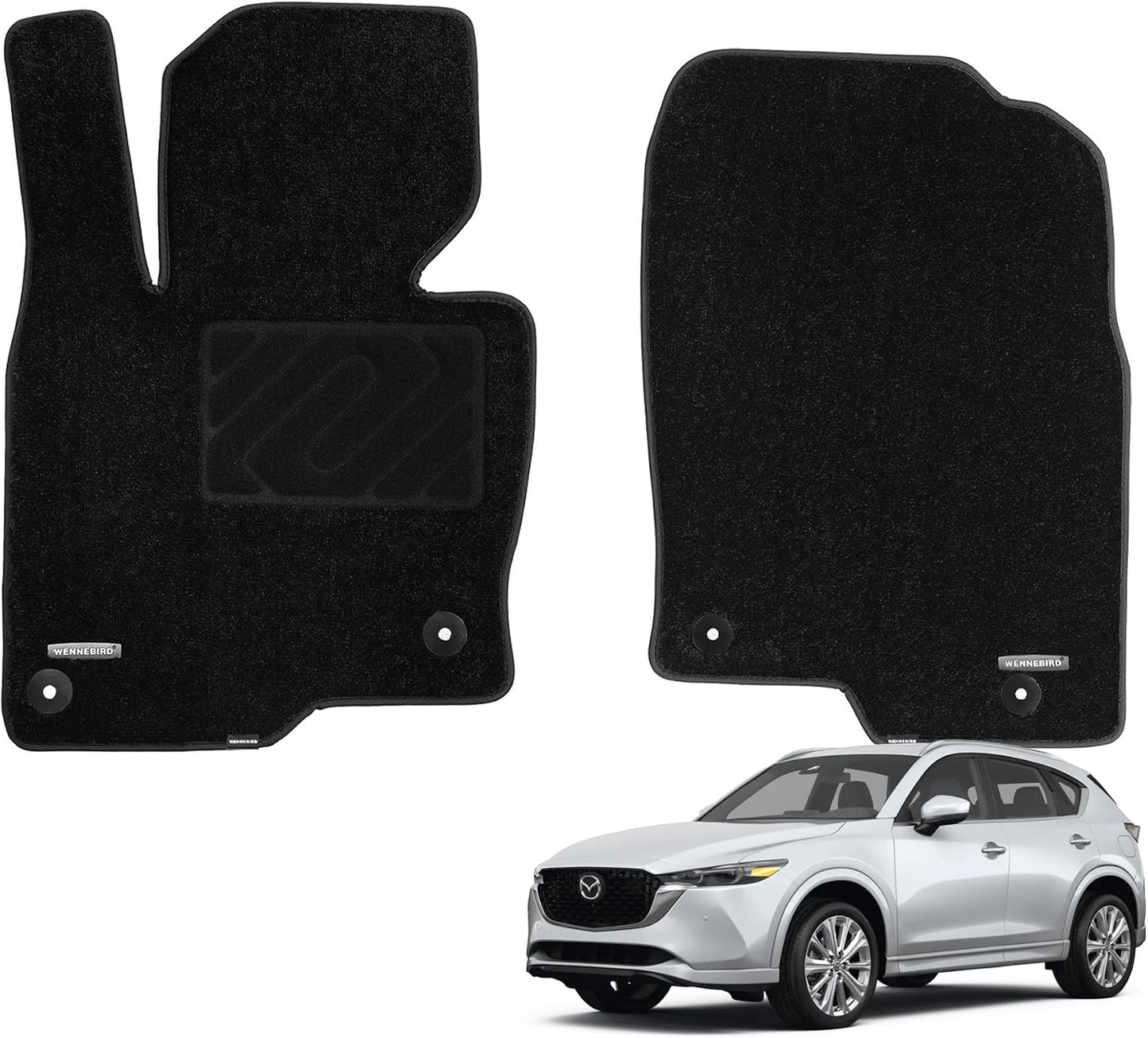Alfombrillas delantera Mazda CX-5 17-25 impermeables