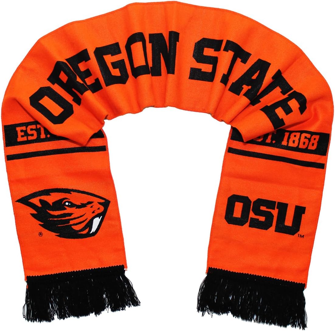 Bufanda Oregon State Beavers 2017 tejido naranja