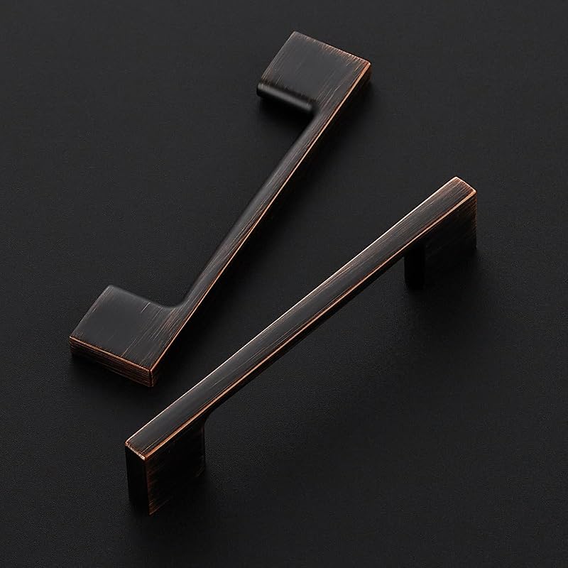 30 Manijas Cocina 3.75" Tiradores Bronce Aceitado Sólidos