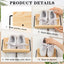 Organiz. zapatos pared 2uds madera moderno compacto