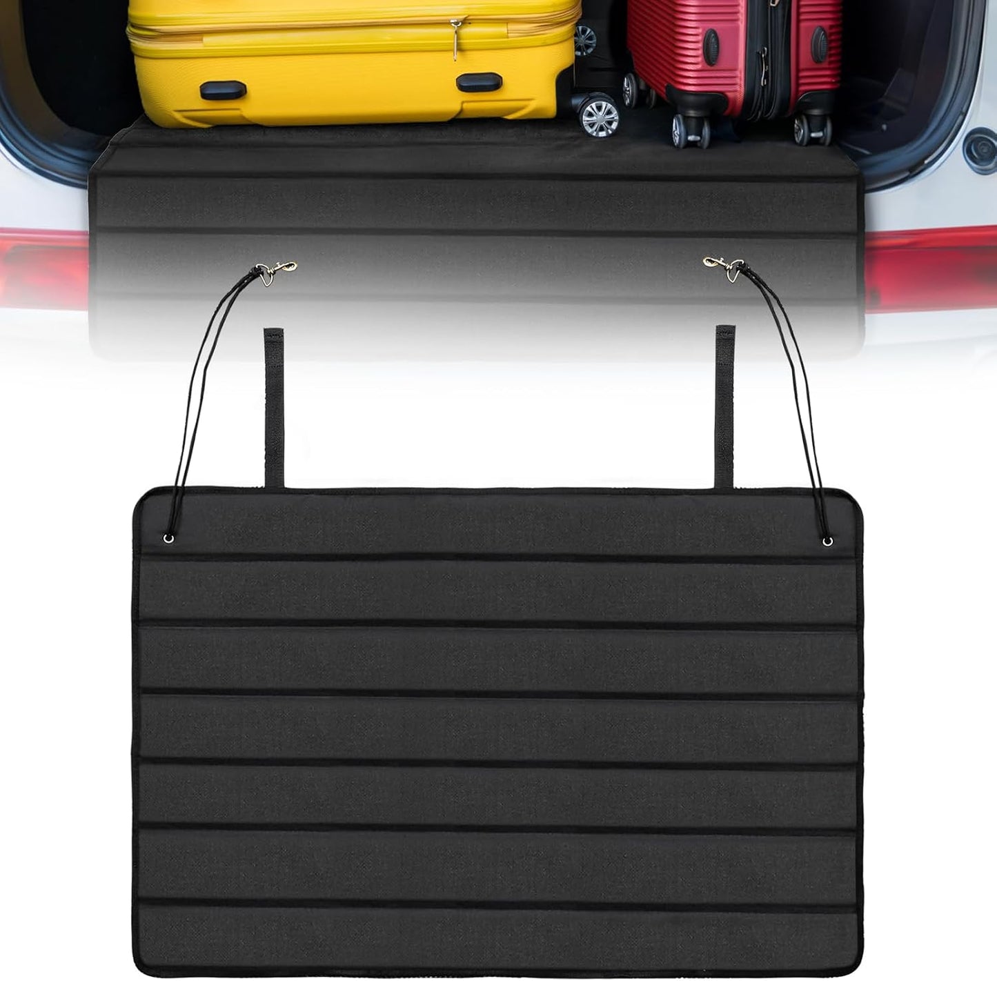 Protector parachoques trasero auto 37x25" negro