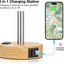 Lámpara mesa floral control táctil 3 modos USB C y AC