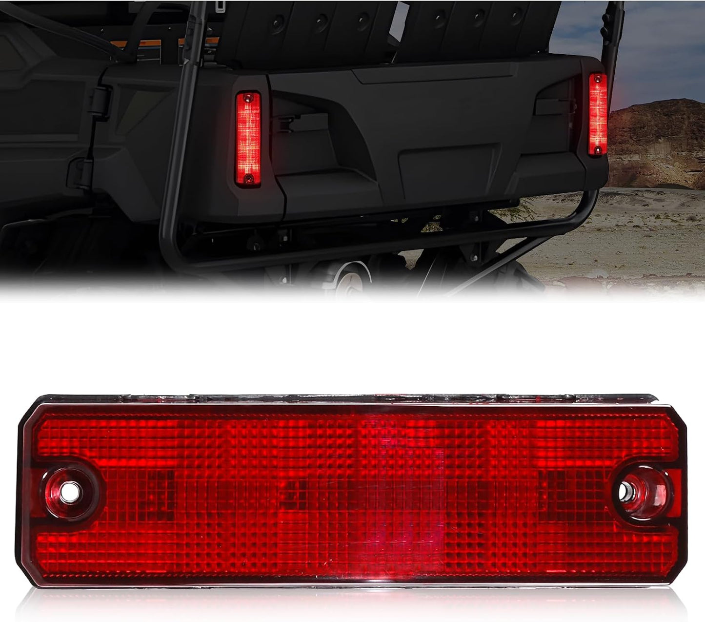 Luz trasera LED roja para Honda Pioneer 520 14-25