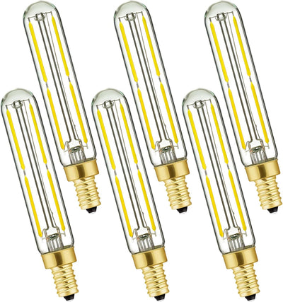 Bombilla LED E12 T6 6W luz blanca candelabros
