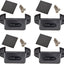 Walkie Talkie Soporte Coche 2 Radios Clip Cinturón Pack 4