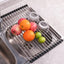 Escurridor platos acero inox plegable encimera