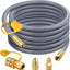 Manguera gas natural 1/2 36ft para generador con adaptador