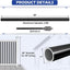 100 Balaustres Aluminio 36pulg Barandilla Exteriores