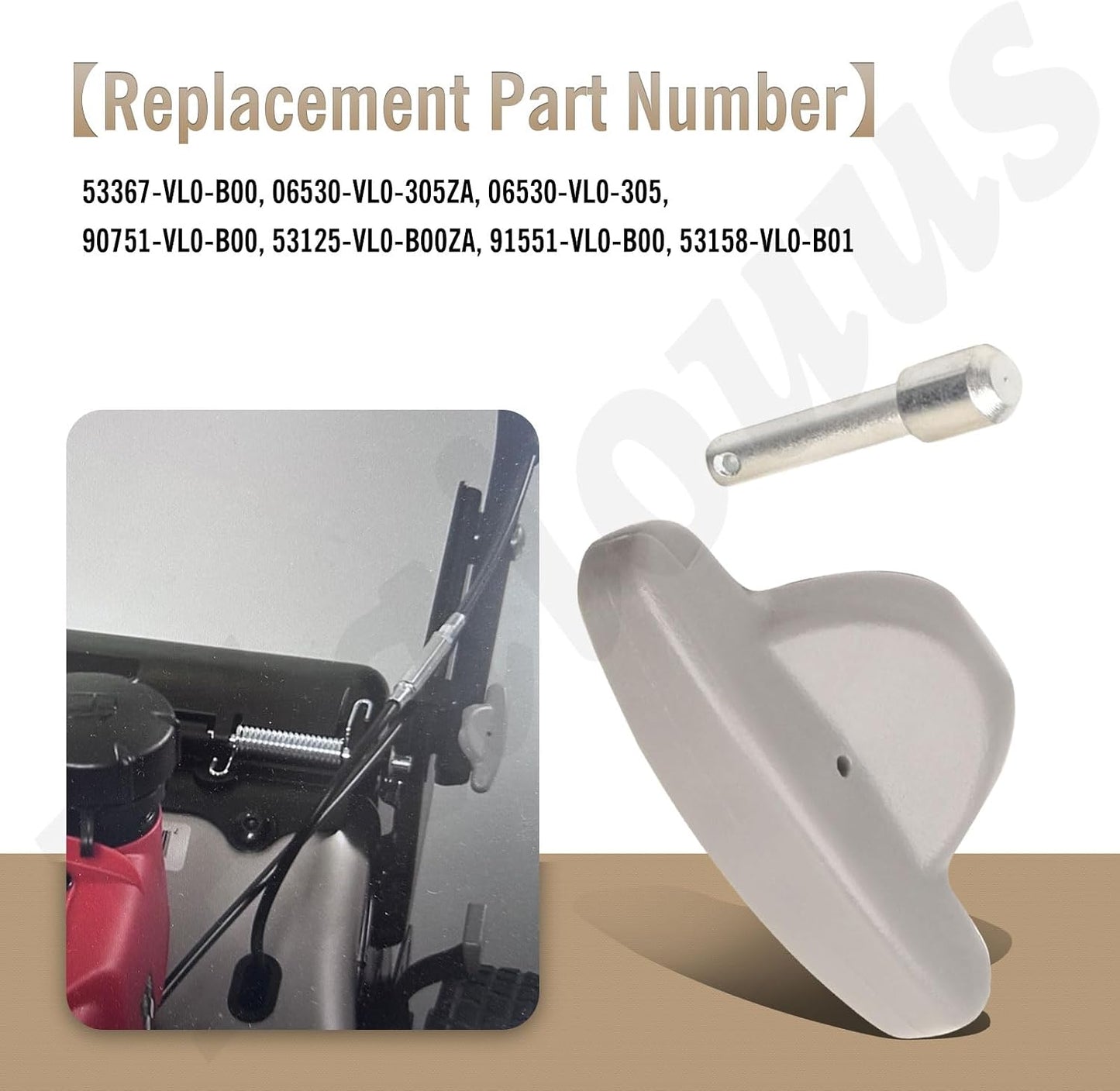 Kit ajustador mango comp HRR216K6 HRX217K2 2 Set
