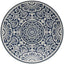 Plato sin borde 6.25pulg para pan y mantequilla 4uds azul