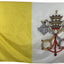 Bandera Vaticano 2x3ft nailon reforzado fabricada EE.UU.